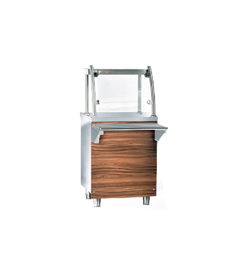 Masă de lucru profesională din inox AISI 304 Pimak MX037-4 | 400V, Dim: 180x70x85 cm