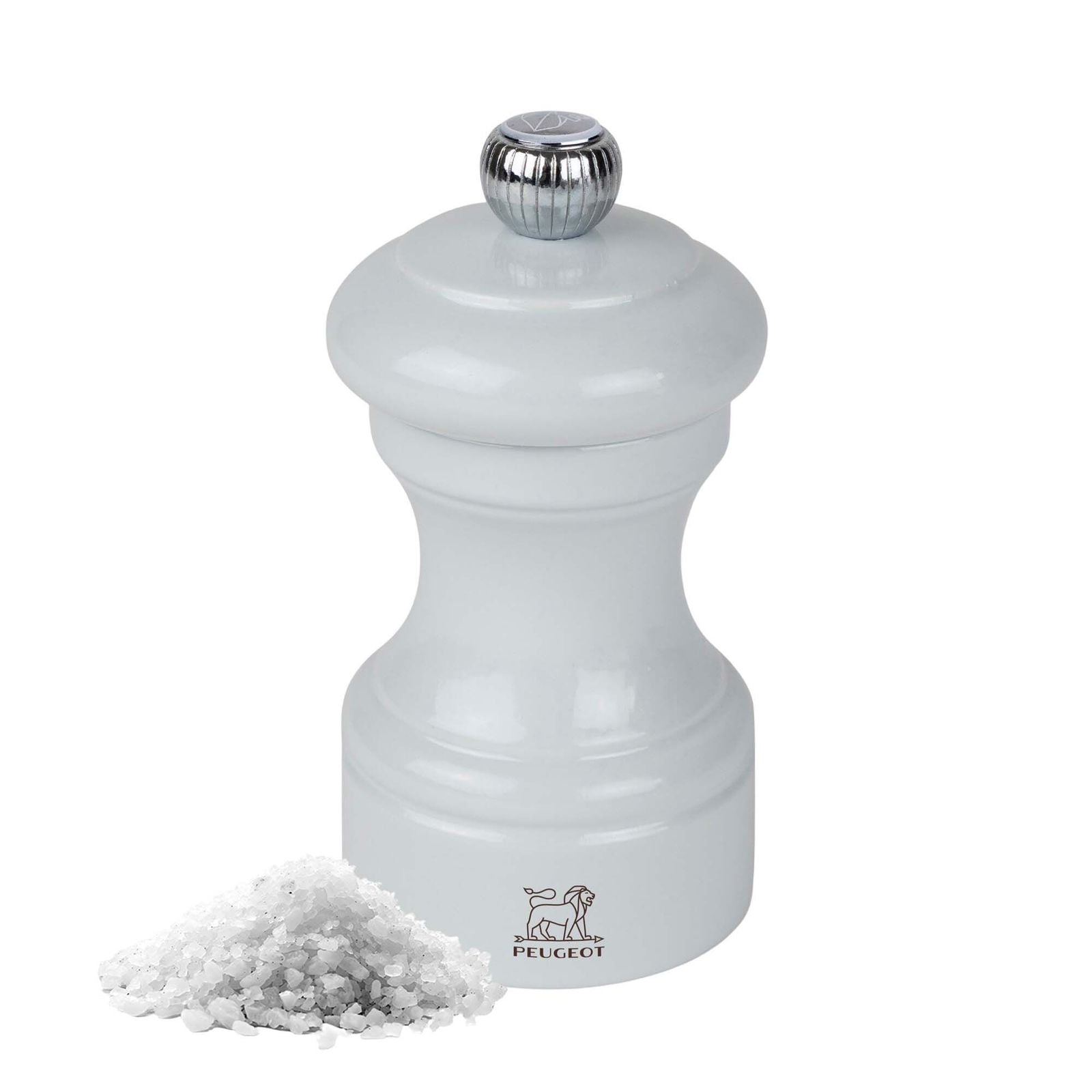 (6 bucăți) PEUGEOT | BISTRORAMA - Râșniță de sare - Lemn - Gri perlat - Înălțime: 100 mm