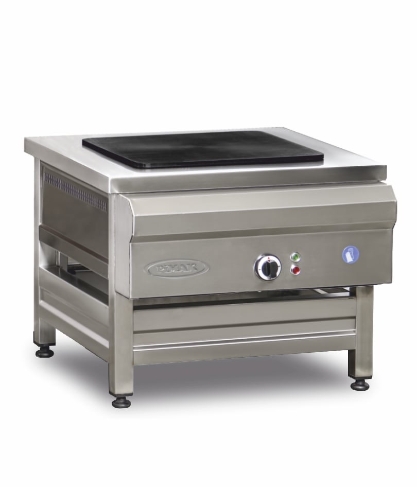 Aragaz profesional de pardoseală Pimak M018E | 30X30, 4 kW, 400V, Dim: 40x50x50 cm
