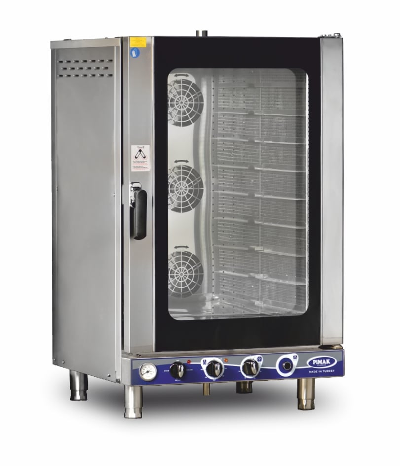 Cuptor profesional gastronomic Pimak PTS09-Manual | 40x60cm - 9 tăvi, 15 kW, 400V, Dim: 5x87x135 cm