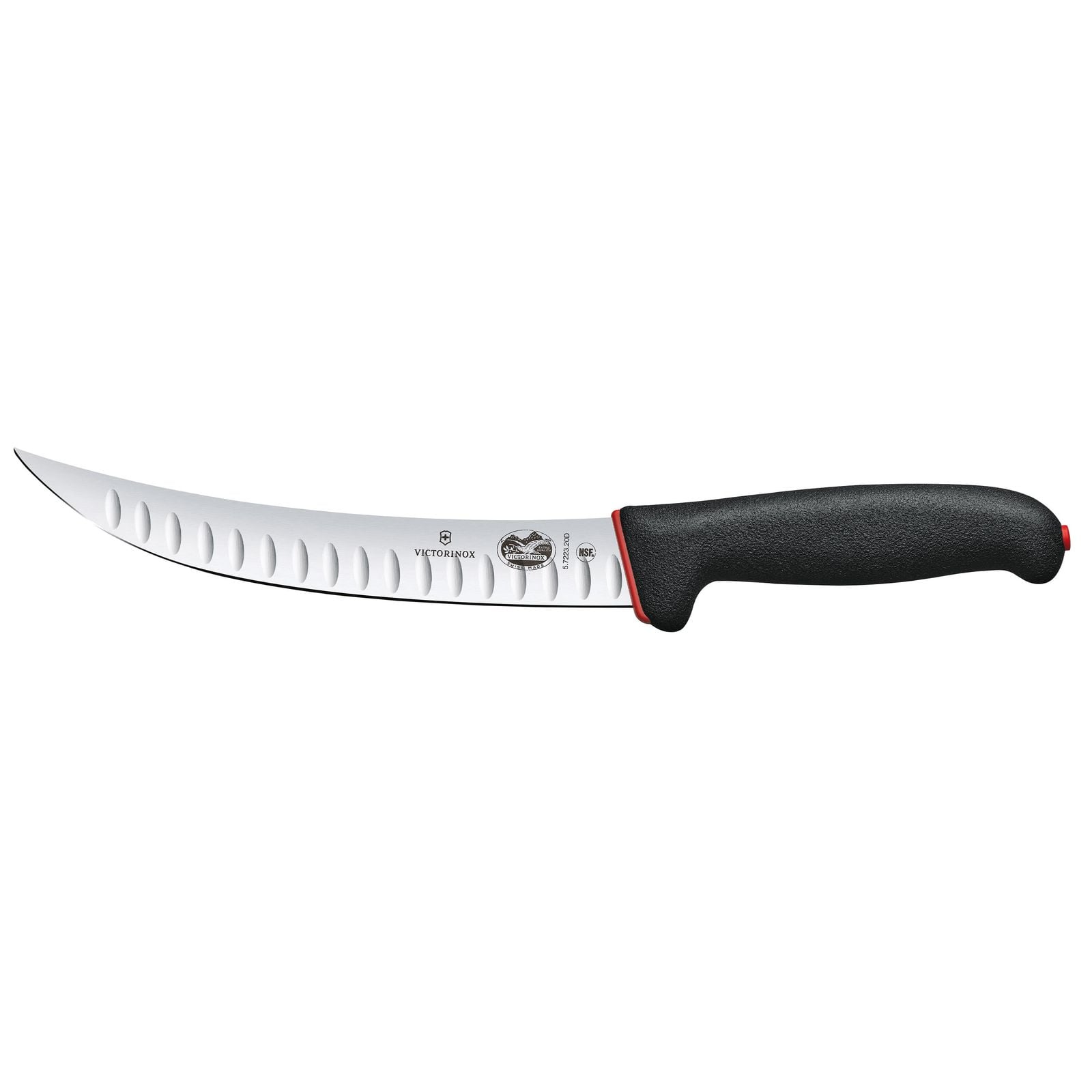 VICTORINOX | FIBROX DUAL GRIP - cuțit de măcelar cu măcinare în gol - lamă: 200mm