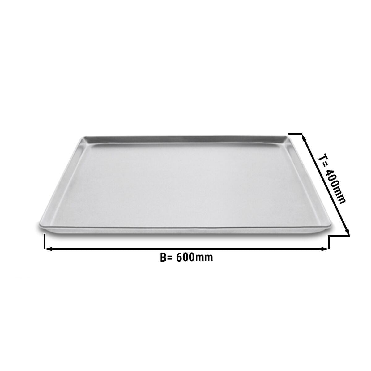 Tavă de expunere – aluminiu – 600 x 400 x 20 mm