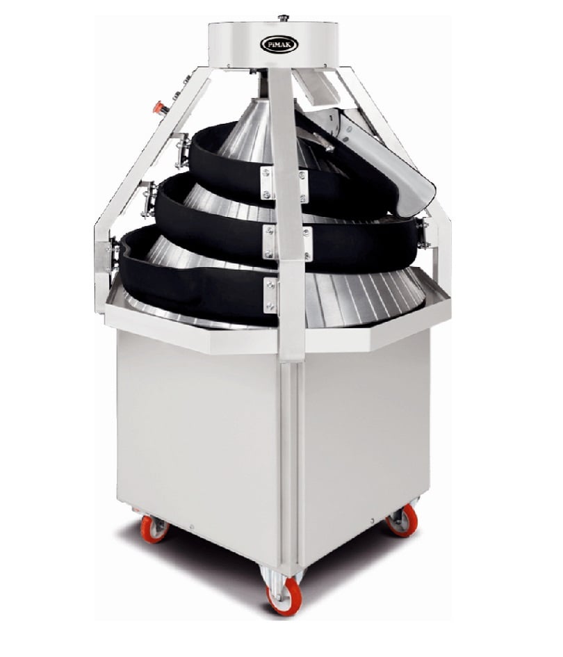 Divizor volumetric / Mașină porționat aluat Pimak VDD130 | 1.500 – 4.000 bucăți / oră, 2.2 kW, 400V, Dim: 680x1400x1500 cm