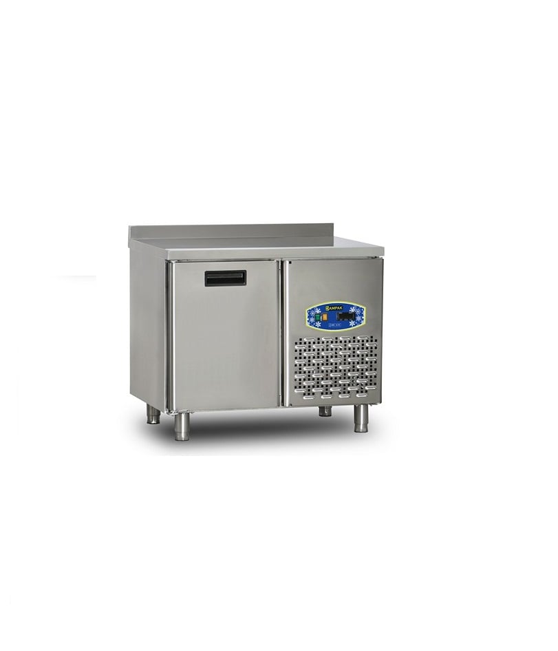 Masă frigorifică profesională din inox Pimak 22TBF1S-60 | 108, 400 kW, 230V, Dim: 100x60x85 cm