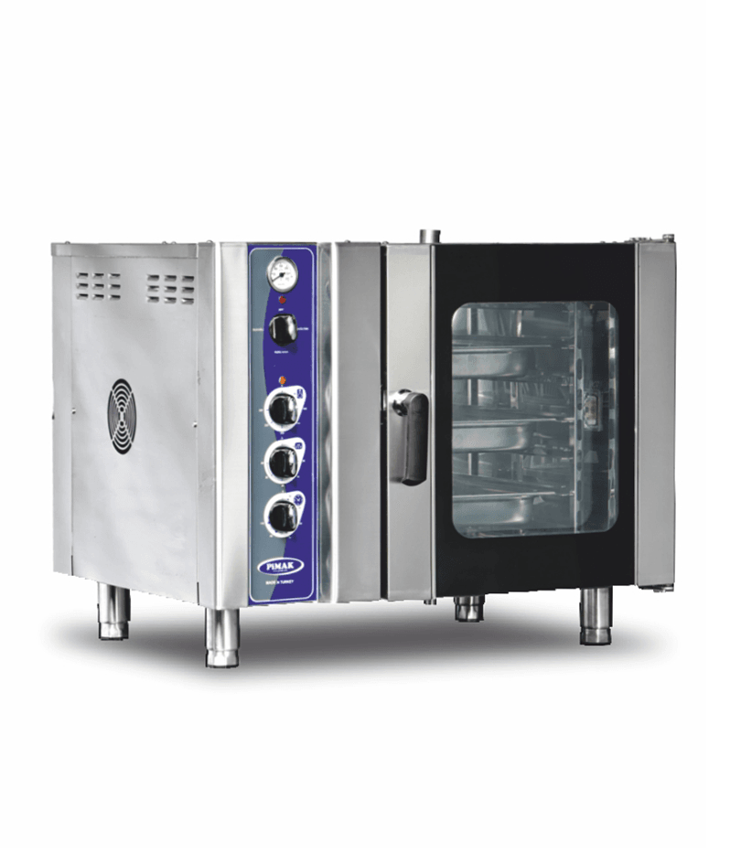 Cuptor profesional gastronomic Pimak DFKE06 | 2/1 - 3 tăvi, 10,6 kW, 400V, Dim: 95