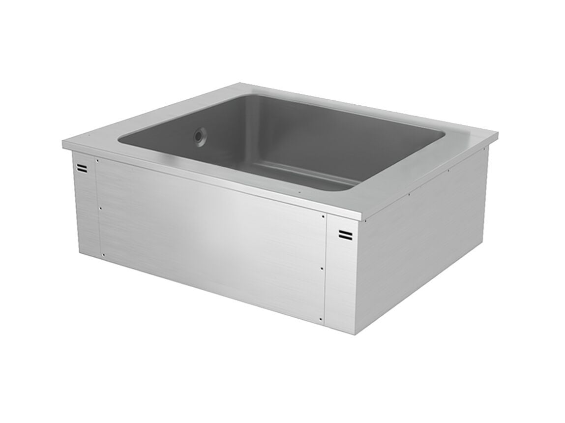 Cuva de gheață încastrabilă – 800 mm – 2x GN 1/1 – 90 litri