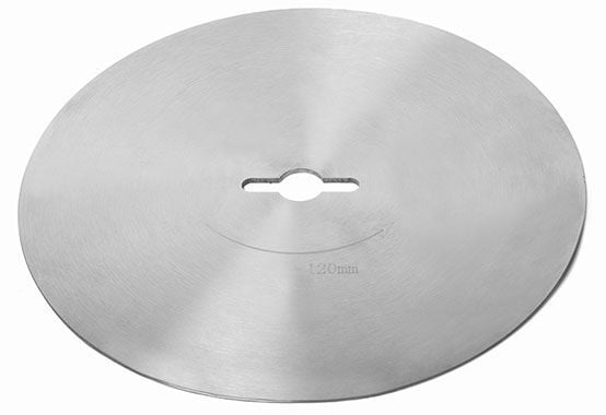 Cuțit rotativ de tăiat – Ø 120 mm – cu lamă netedă – pentru mașini de tăiat kebab