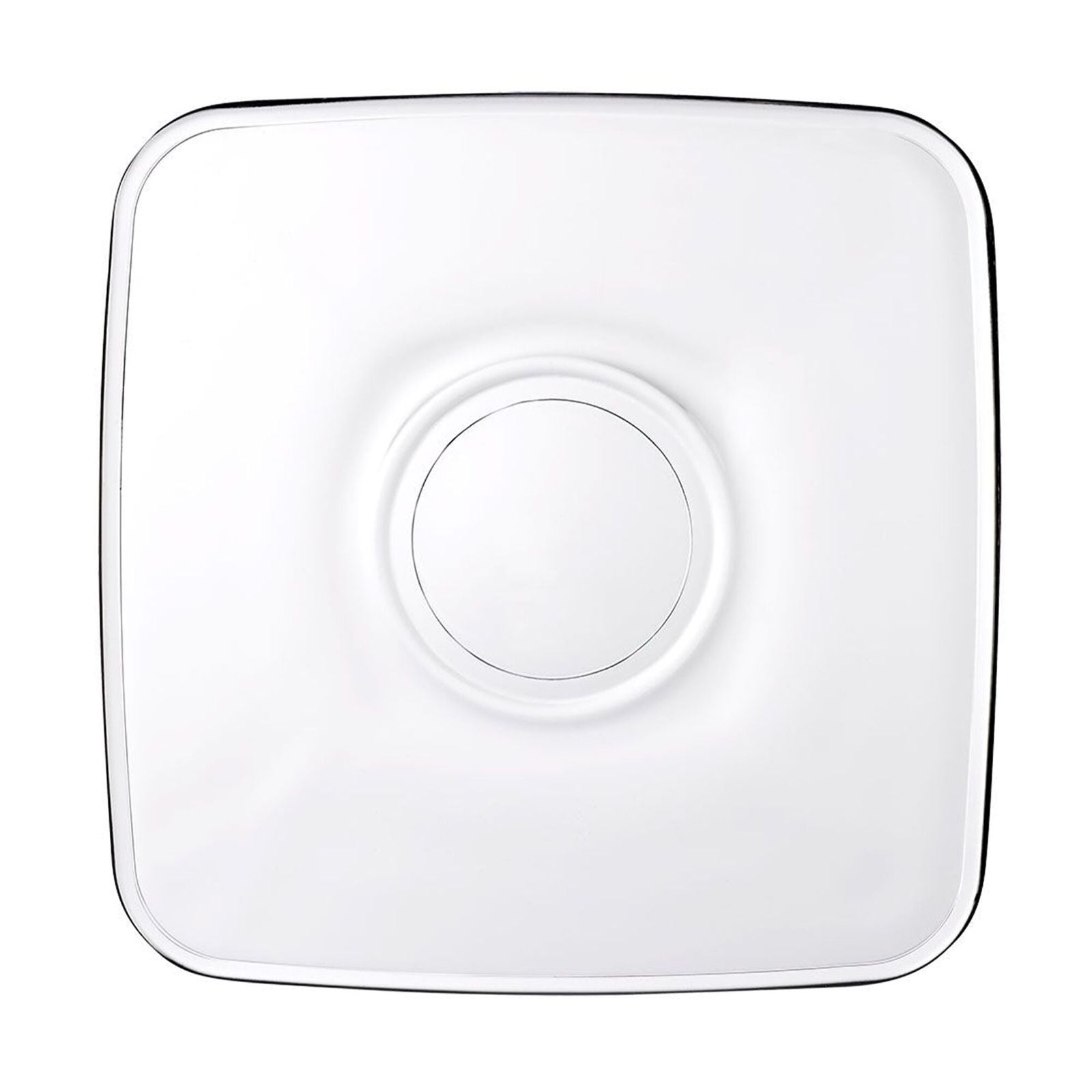 (72 buc) AQUA - Farfurioară pentru pahare de ceai - Pătrat - 102x102 mm