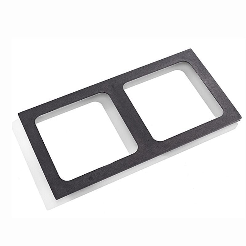 Placă de acoperire pentru 2 plite pătrate - 220 x 220 mm