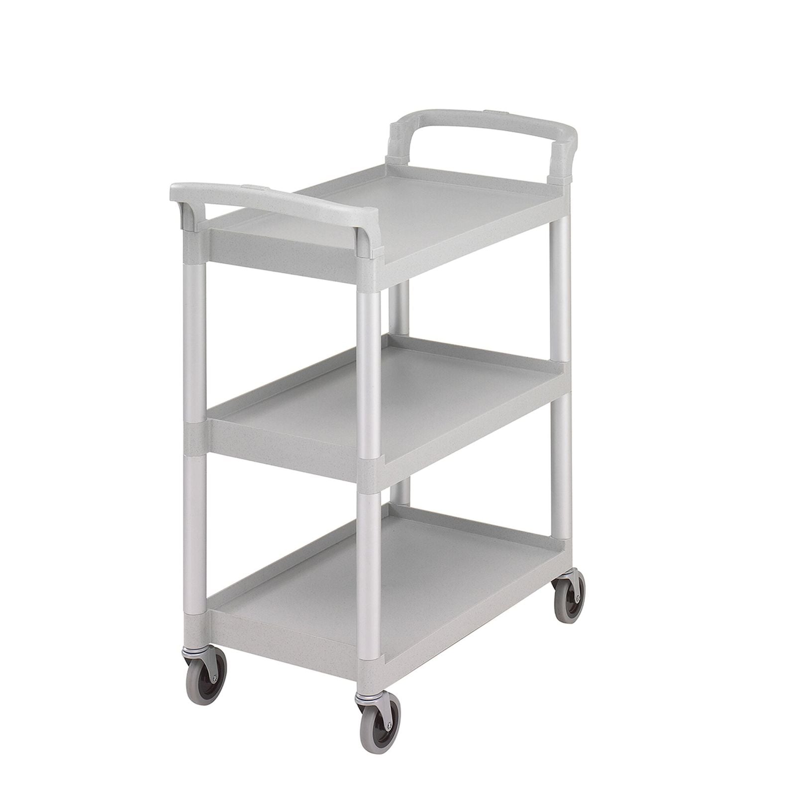 CAMBRO | Cărucior de servire din polipropilenă - 965x410mm - cu 3 rafturi - gri speckled
