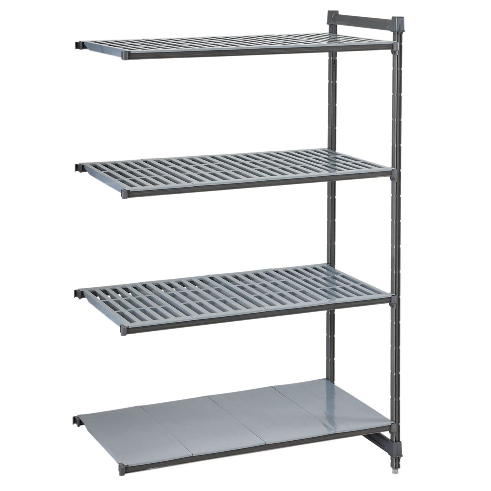 CAMBRO | Camshelving® - Basics Plus - Raft suplimentar - 718mm - cu 3 rafturi cu fantă și 1 raft fix