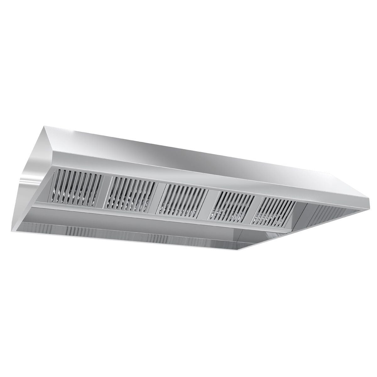 Hotă de tavan - fără motor - pregătită pentru ventilator extern - 3600 mm - filtre labirint (HoReCa) - 2200 mm adâncime