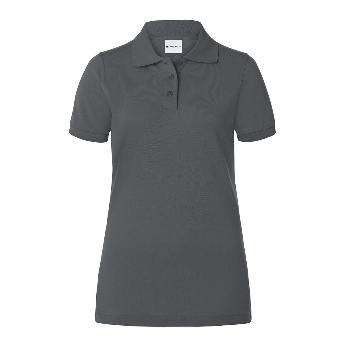 Karlowsky Basic  - Tricou polo pentru femei - Gri inchis - Mărime: S