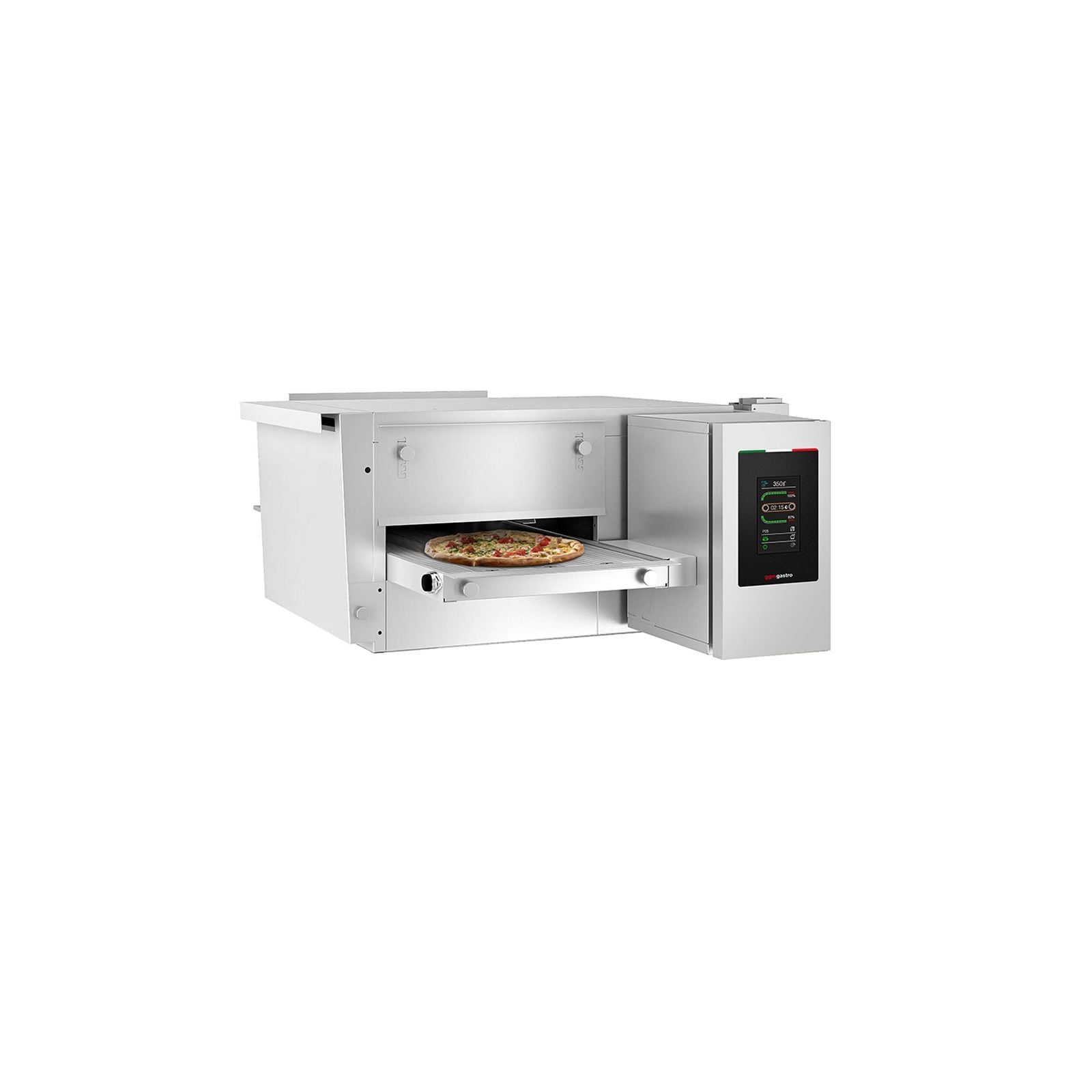 Cuptor cu gaz în continuu – 1030 x 1300 mm – Ecran tactil – Lățime bandă: 400 mm