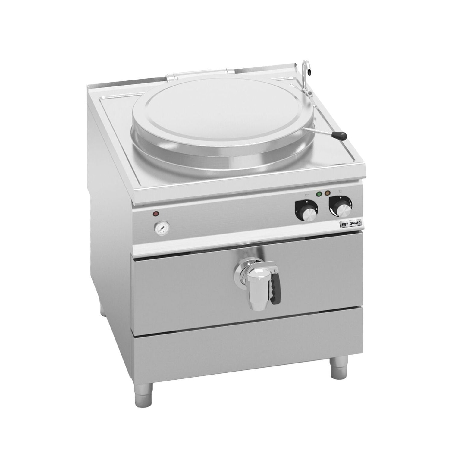 Fierbător – 100 litri – 16 kW – Încălzire indirectă – cu robinet de alimentare cu apă și de evacuare