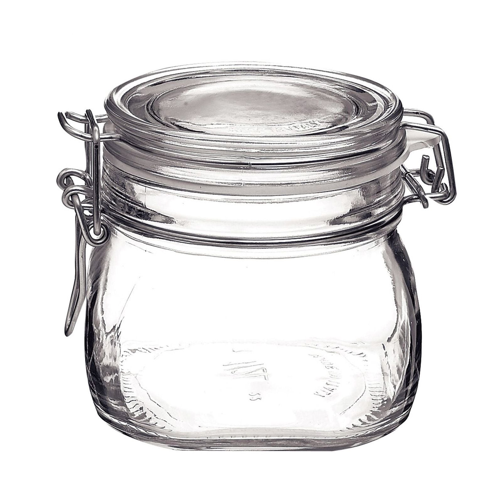 (6 buc) Bormioli Rocco | Borcan pentru conserve - DUBLIN - 500ml - cu clemă metalică (6 buc)