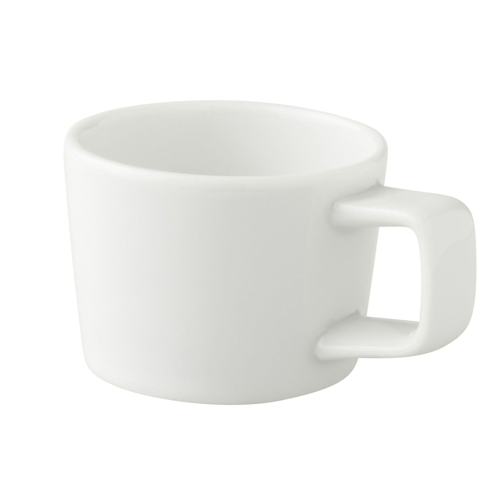 (12 buc) White Delight - Ceașcă espresso - 70 ml - Alb - stivuibilă
