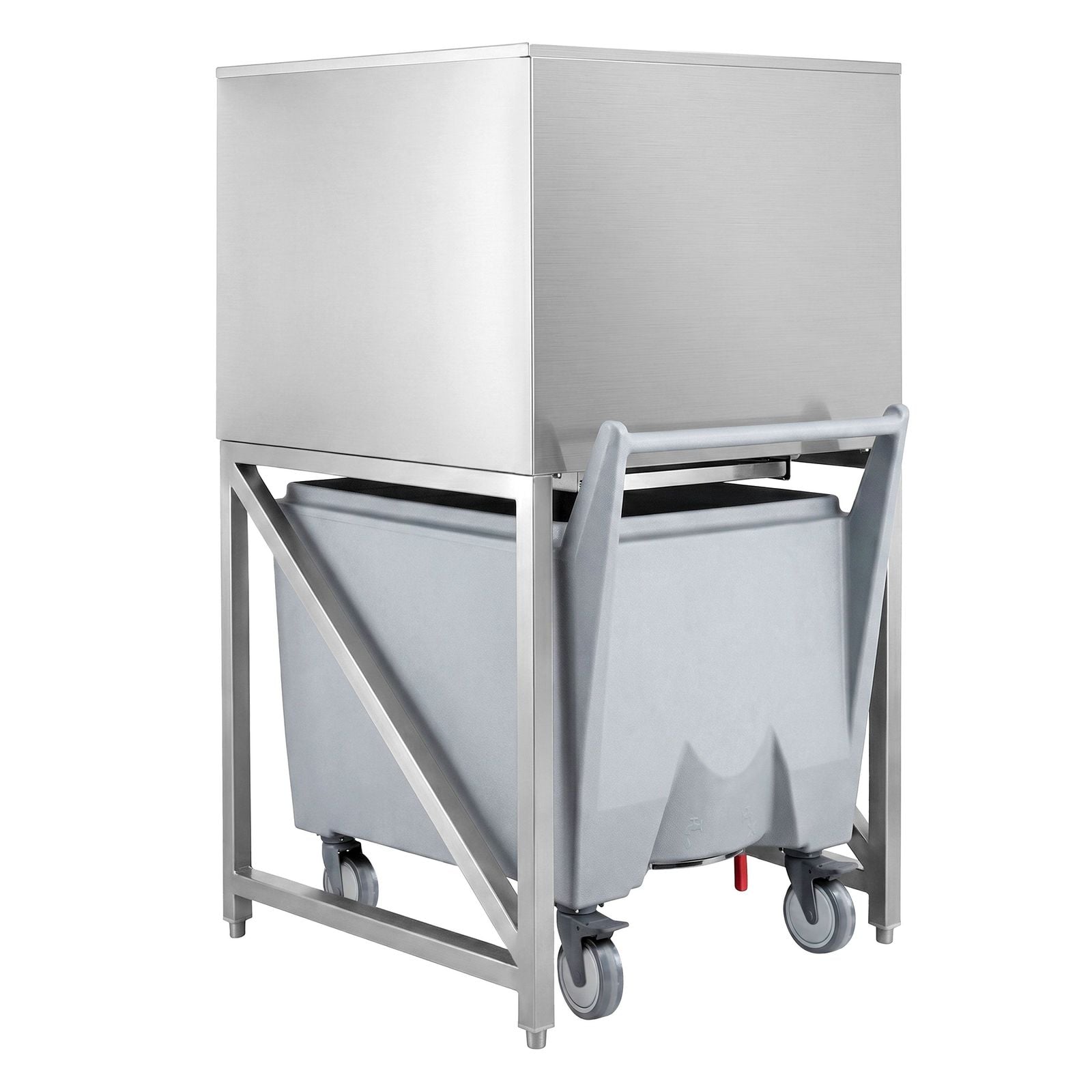 Recipient pentru stocarea gheții – 250 kg – cu cărucior de transport inclus – pentru mașinile de gheață EWI212VHN, EWI403VHN, EWMI335, FEI220 și FEI220N