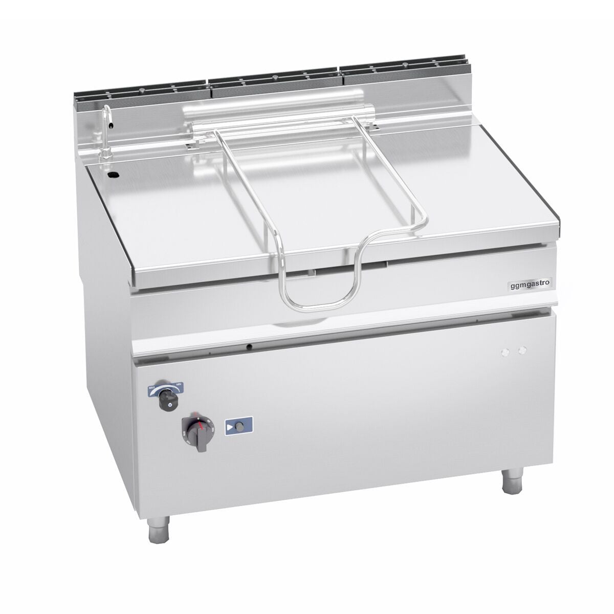 Tigaie basculantă pe gaz - 120 litri - 30 kW - cu robinet de apă