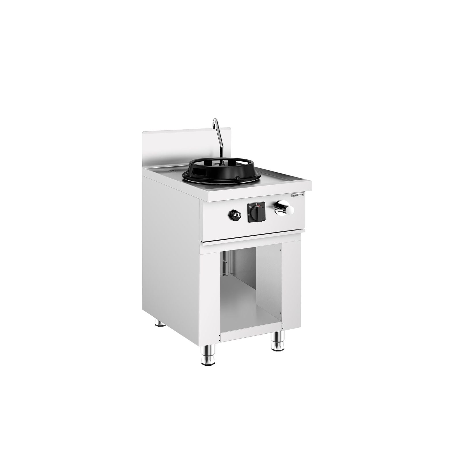 Aragaz cu wok pe gaz – 15 kW – 1 arzător – incl. 1 robinet