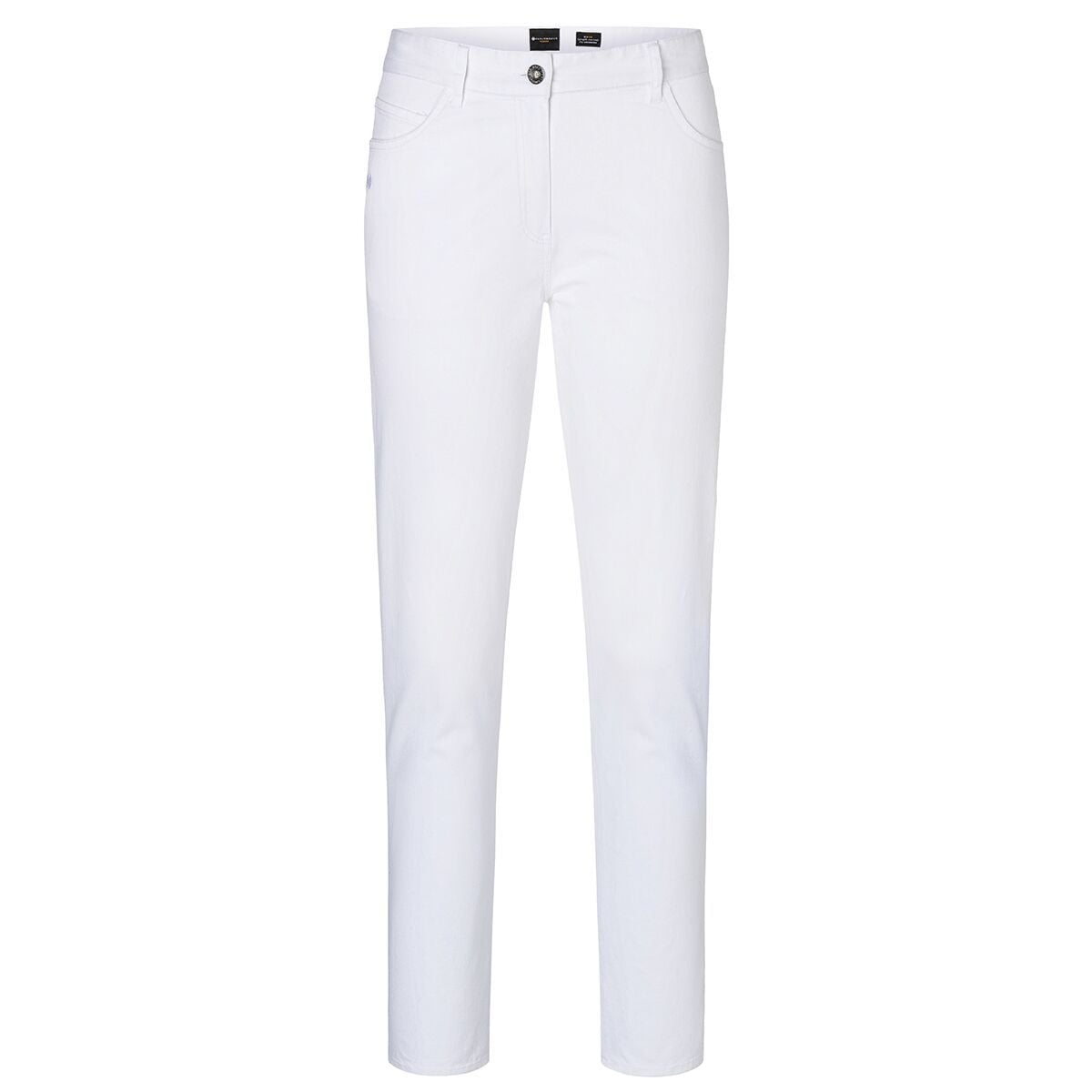 Karlowsky - pantaloni pentru bărbați - cu 5 buzunare - culoarea alb - mărime: 62