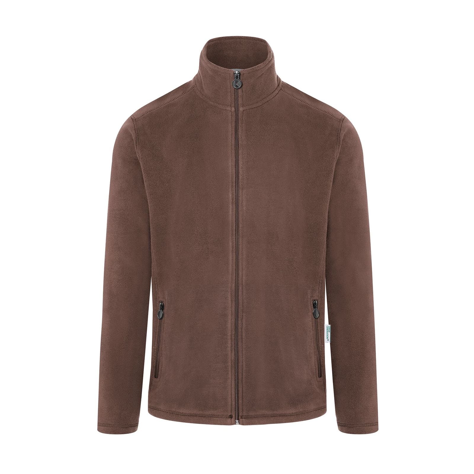 KARLOWSKY | Jachetă de lucru bărbătească din fleece pentru bărbați - maro deschis - Mărimea: 4XL