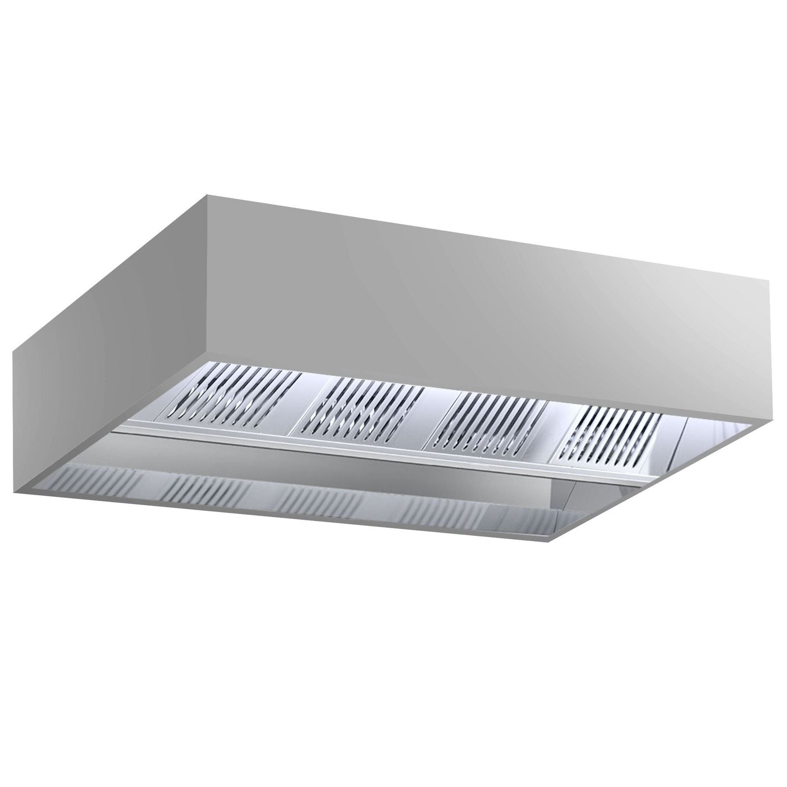 Hota de tavan cu inducție - 2400 mm - fără motor - cu filtru