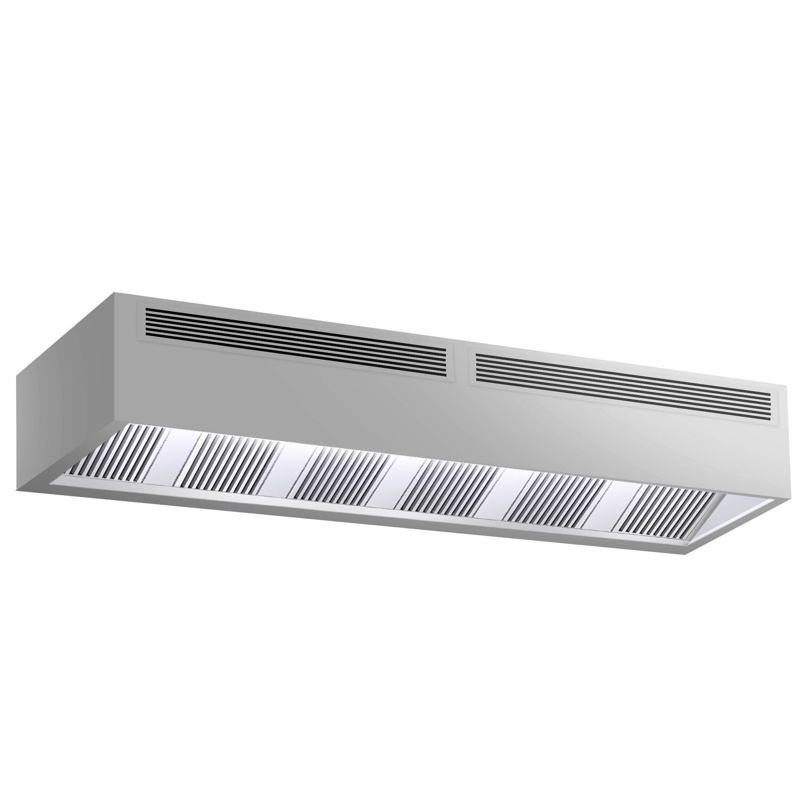 Hota cu incintă de tip inductiv – 3600 mm – fără motor – cu filtru