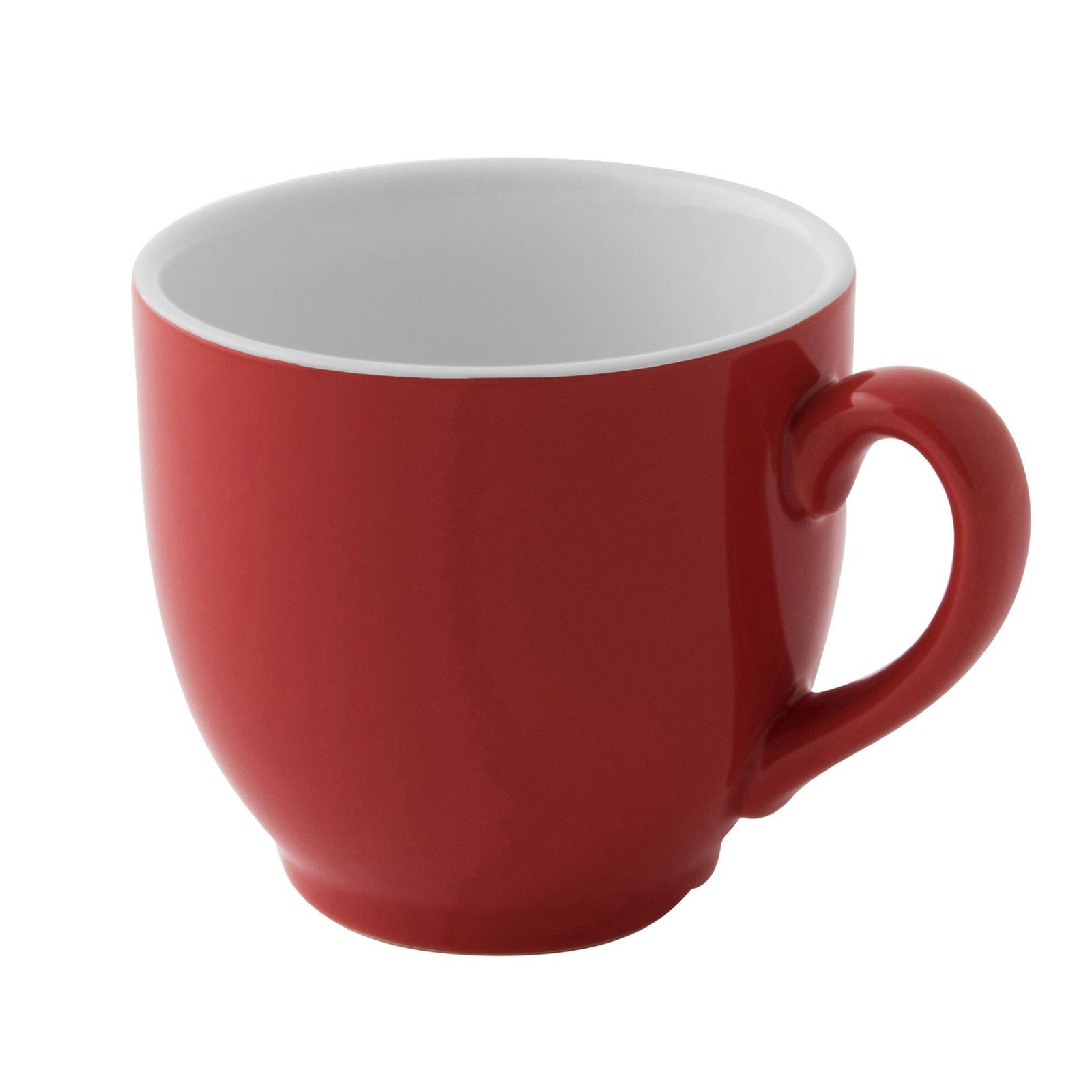 (6 buc) Colors - Ceașcă cappuccino - 140 ml - Roșu - stivuibilă