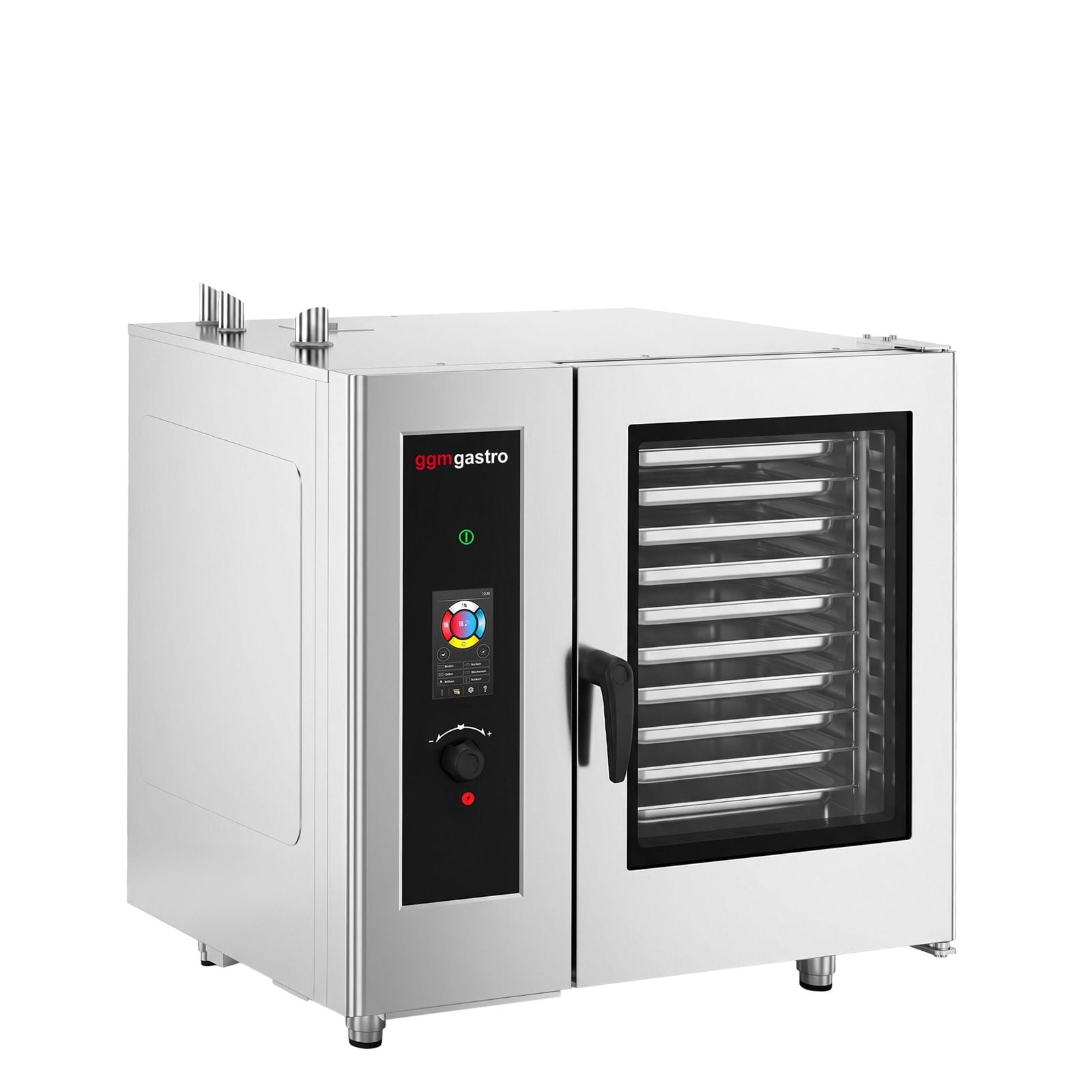 Cuptor convecție abur - Touchscreen - Ecran tactil - 20x GN 1/1 - incl. Sistem de spălare, Sondă de temperatură & Boiler - incl. cadru interior
