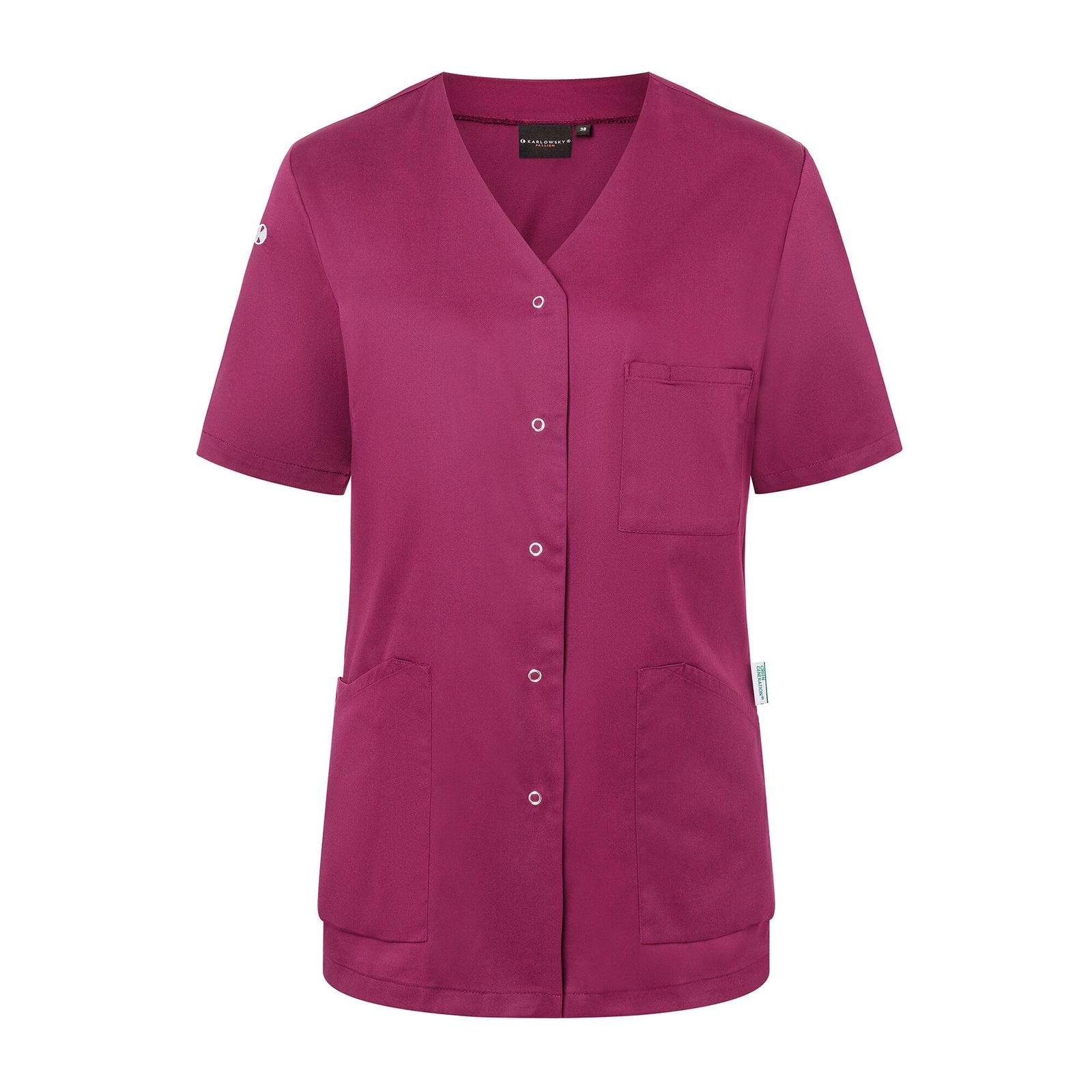KARLOWSKY | Masack Essential pentru femei cu mânecă scurtă - Fuchsia - Mărimea: 44
