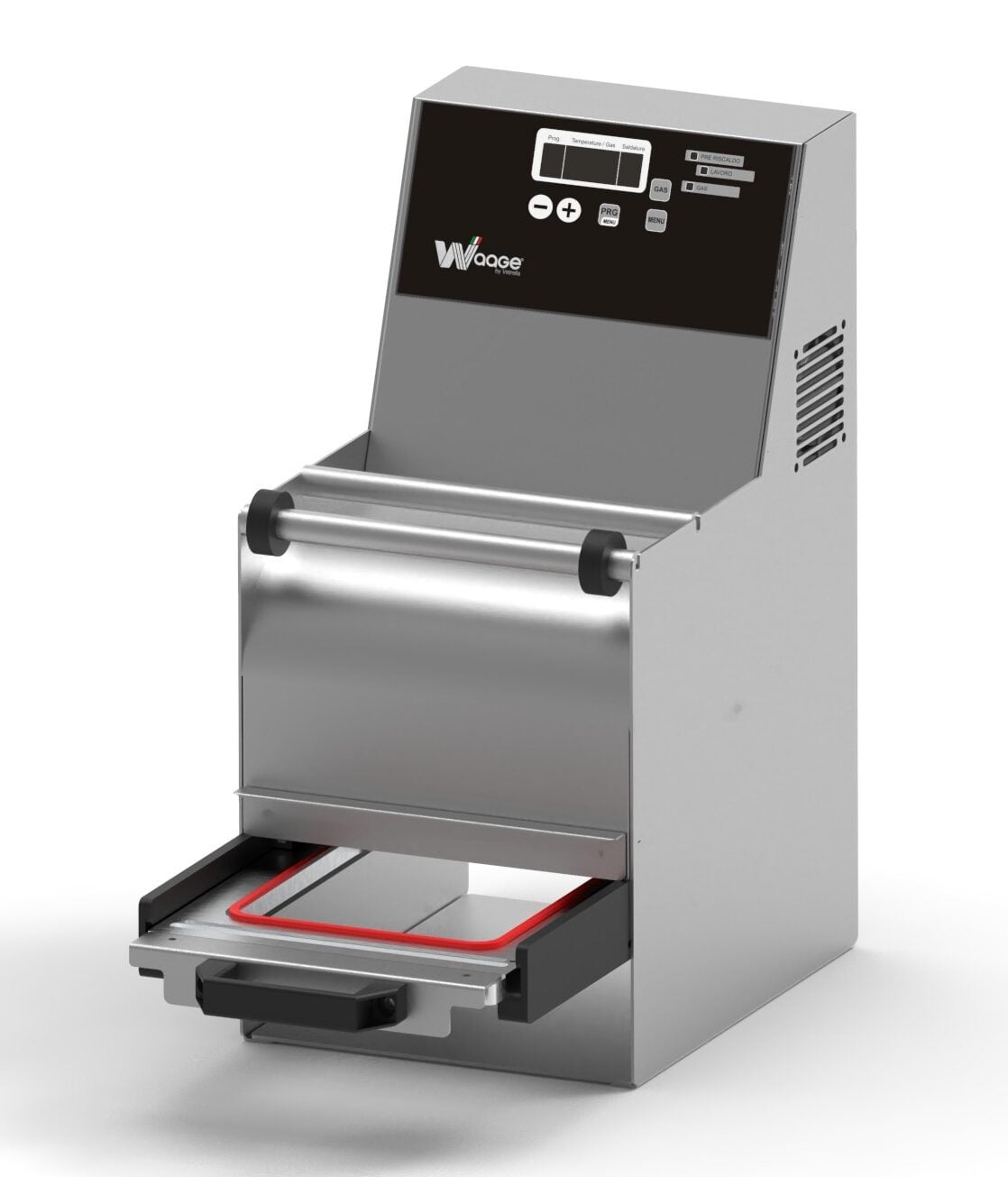 Termosigilator semiautomat profesional de banc pentru caserole Waage TRE 25 / TR 25 SA, Italia
