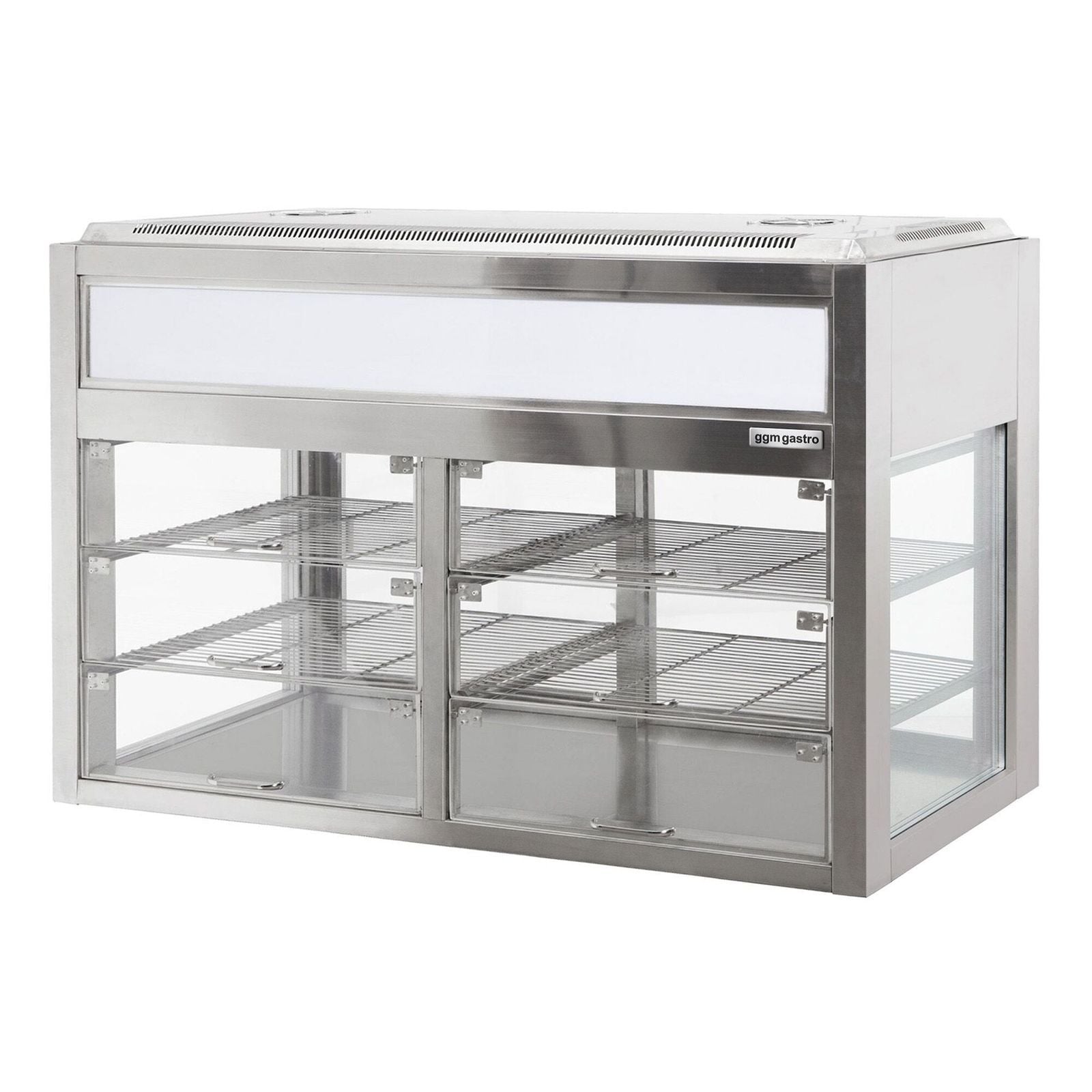 Vitrină frigorifică de masă – Self-service – 350 litri – 1400 mm – cu 2 rafturi