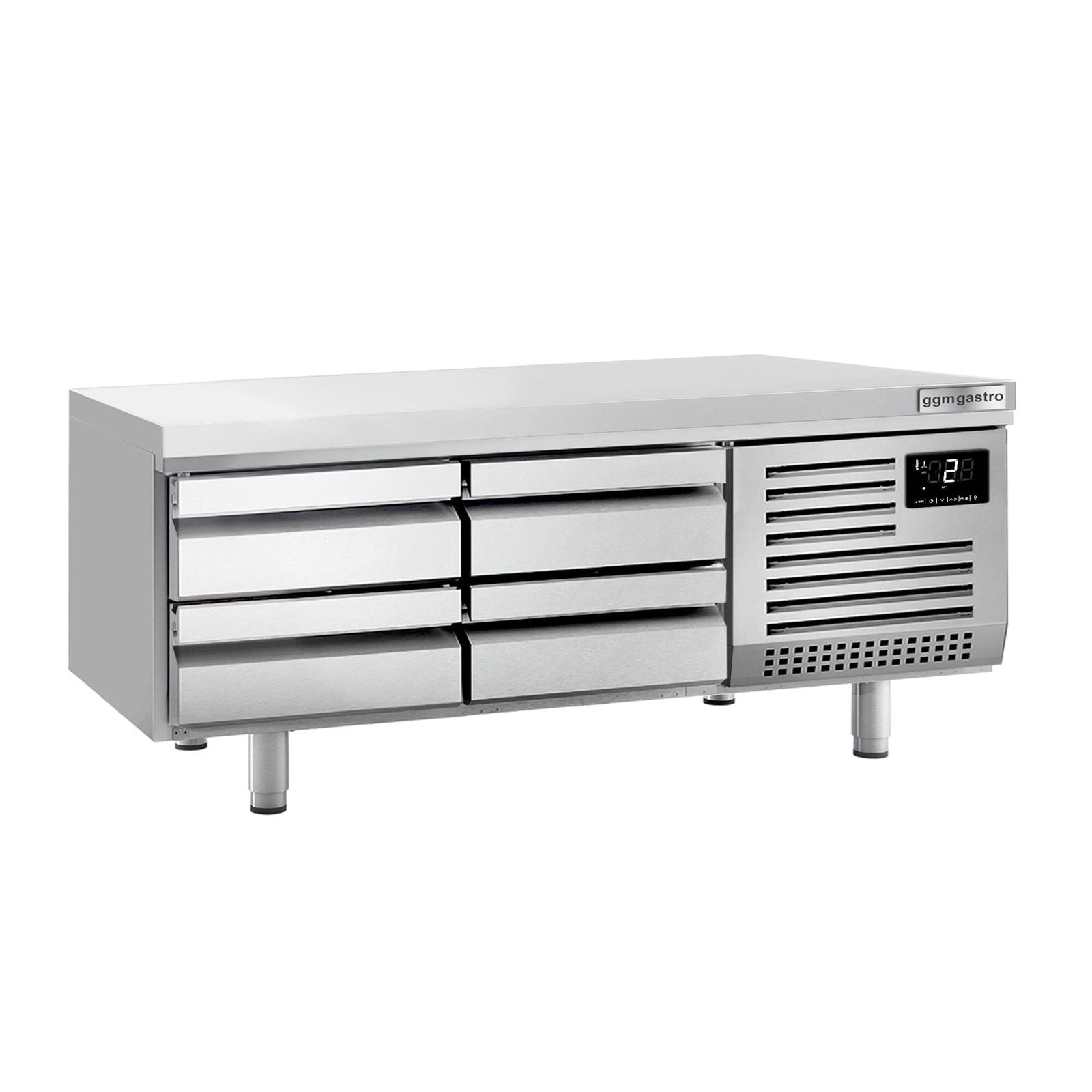 Bază frigorifică pentru gătit profesională PREMIUM PLUS -2/+8 °C - 1600 mm - 225 L - 4 sertare - 4x GN 1/1