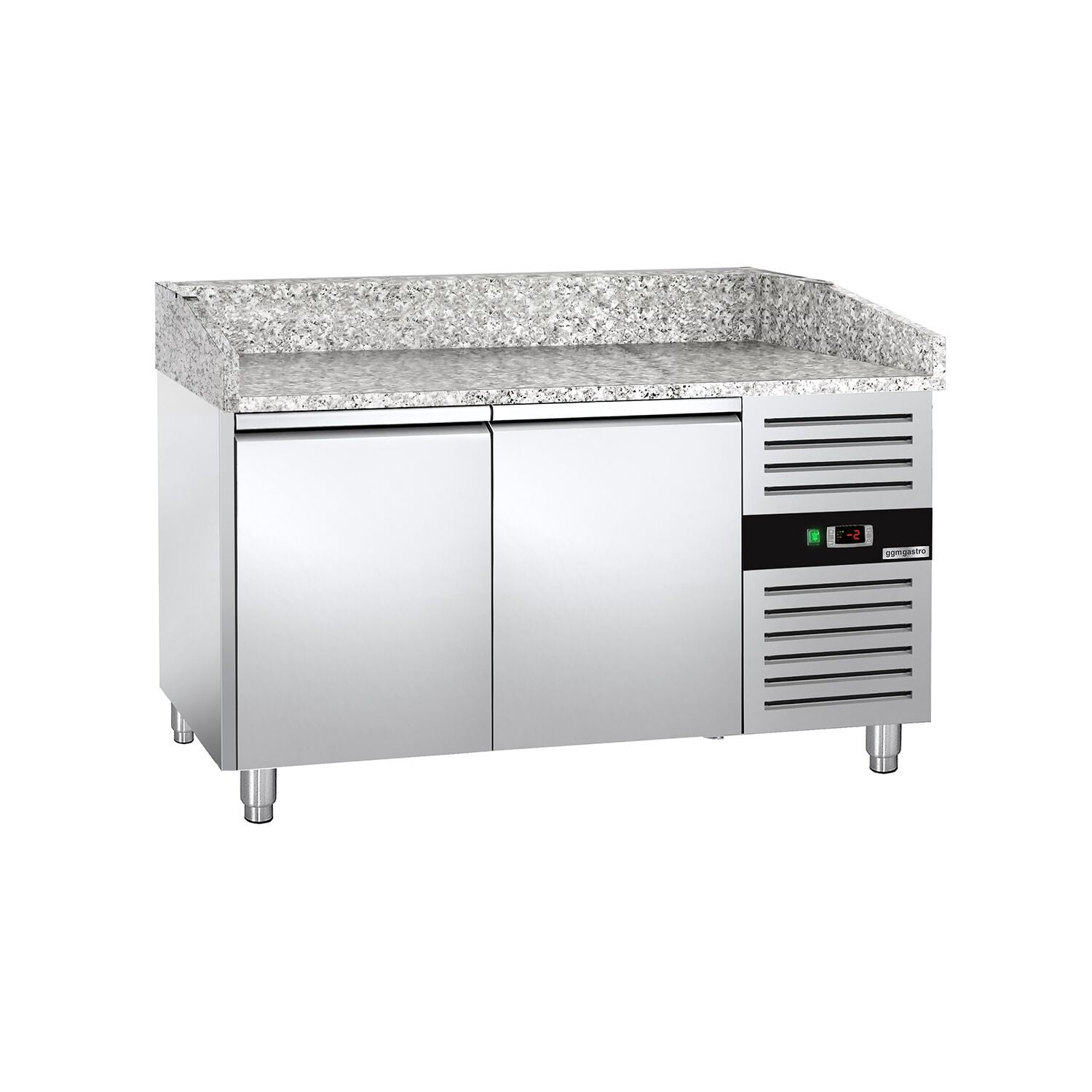 Masă frigorifică pentru preparare pizza ECO - 1500 x 800 mm - cu 2 uși