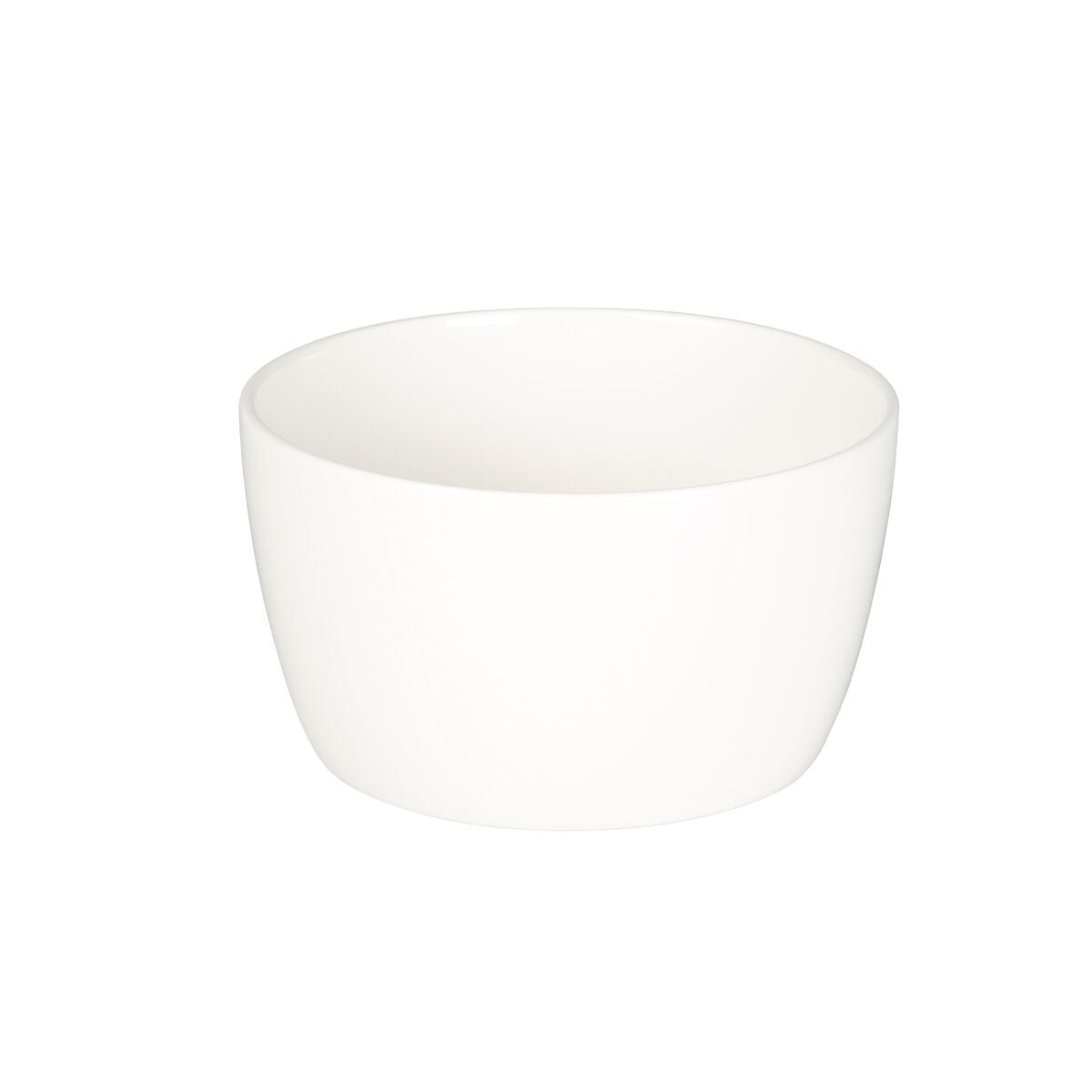 (6 buc) Bol | Lux - Porțelan - 150 ml - pătrat - 150x150 mm - Alb filigran