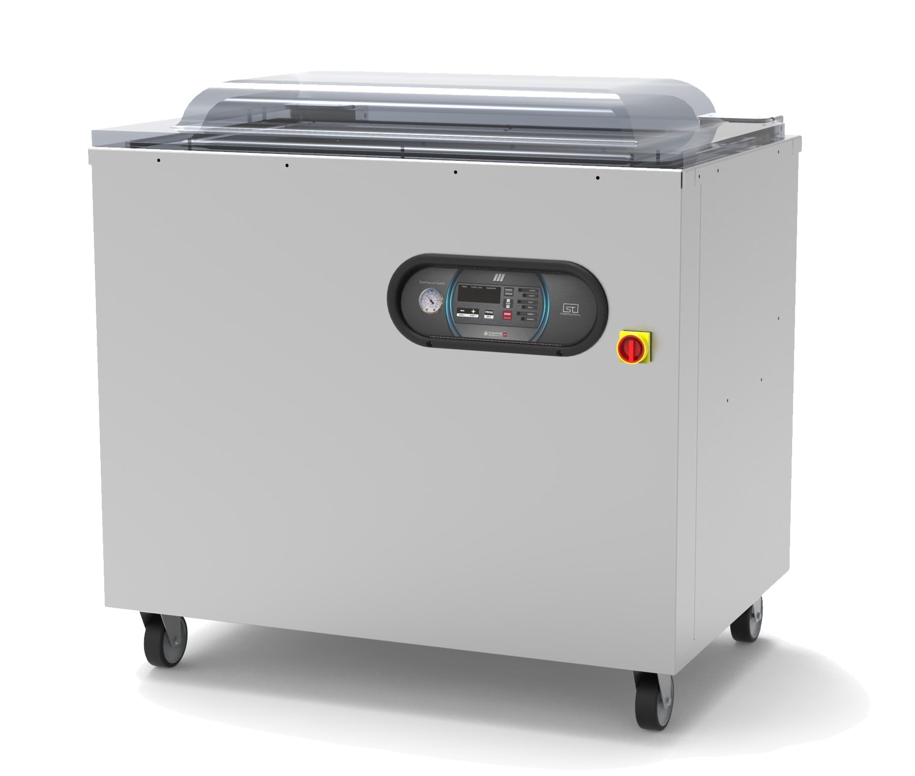 Mașină industrială de ambalat în vid cu dublă cameră Waage Smart Professional (Senzorial Color 5 inch & Soft-Air) Serie 9000/920, Italia