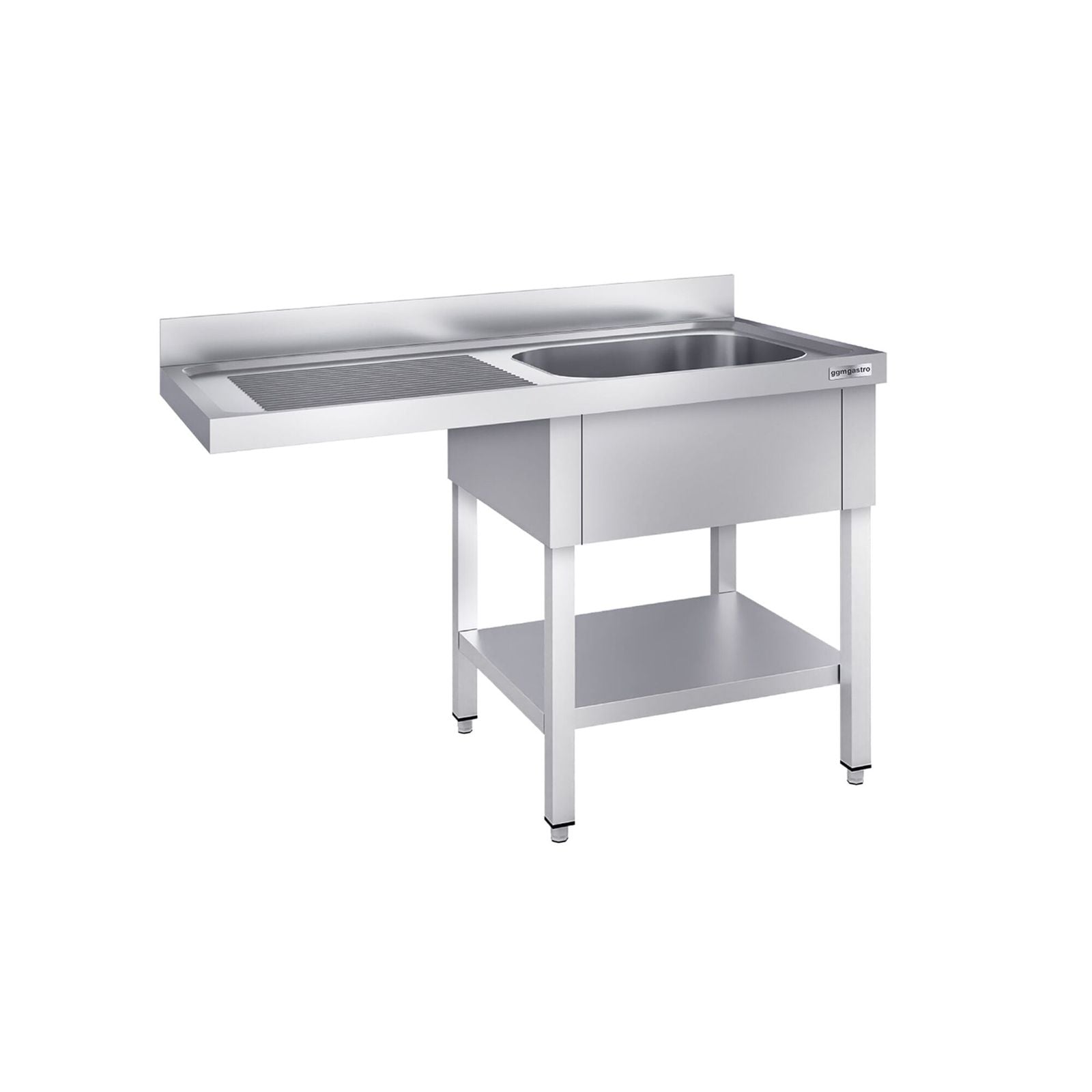Chiuvetă pentru mașină de spălat vase PREMIUM - 1400x700 mm - cu 1 cuvă dreapta