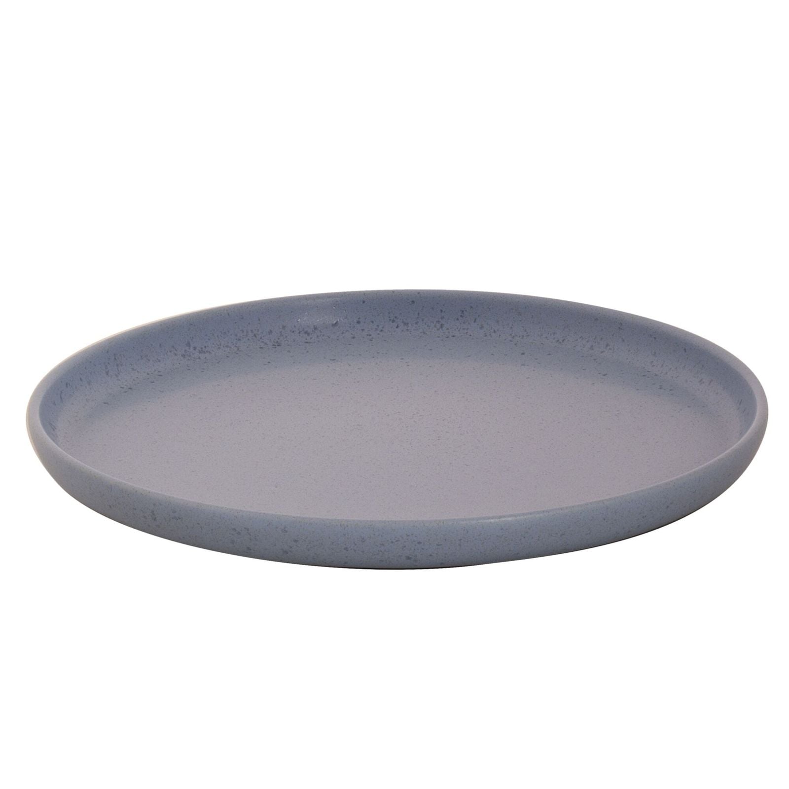 (6 buc) SANDY LOAM - Farfurie plată - rotund - gresie - Ø 280 mm - albastru