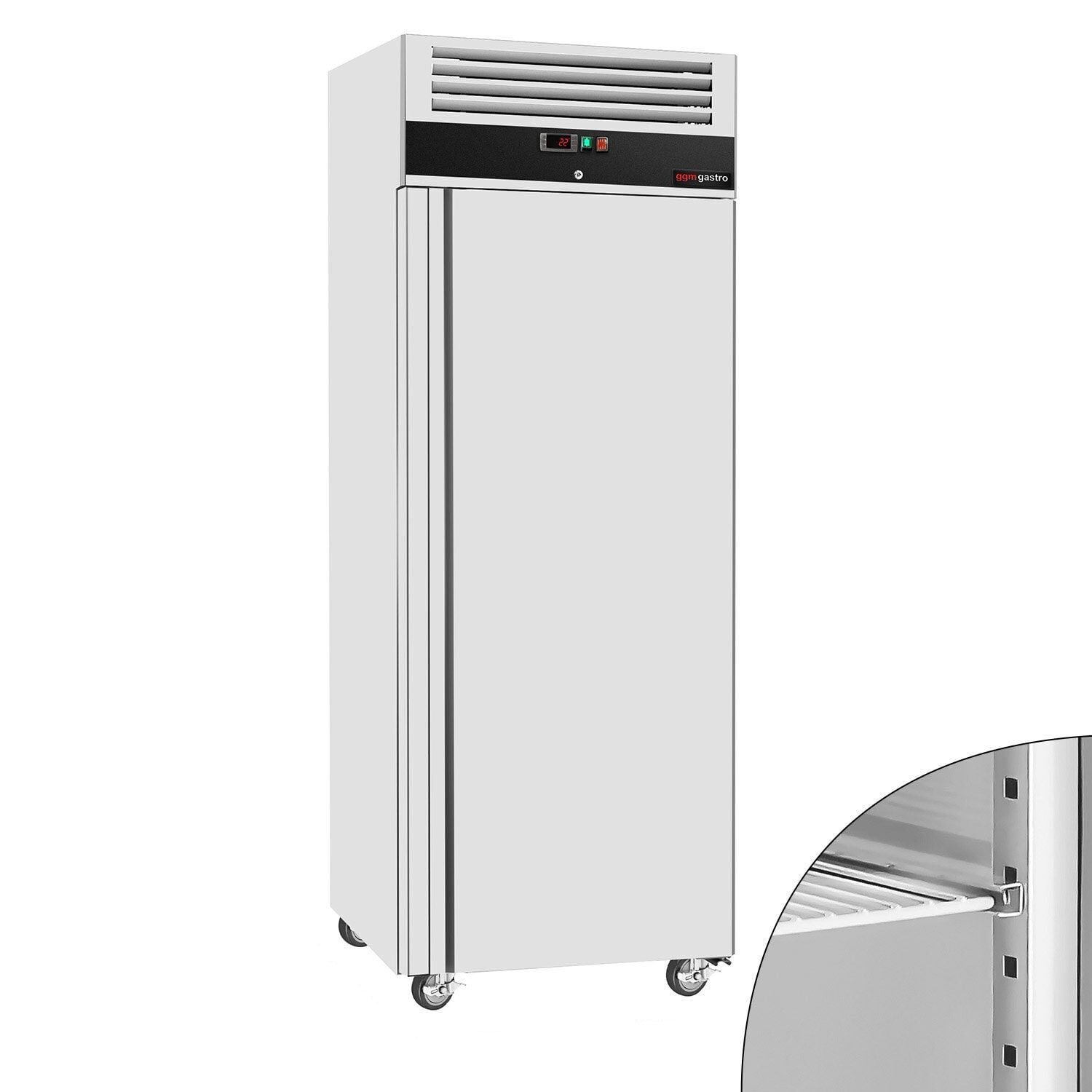 Dulap congelare inox profesional ECO - GN 2/1 - 440 l - -22/-15 °C - cu 1 ușă