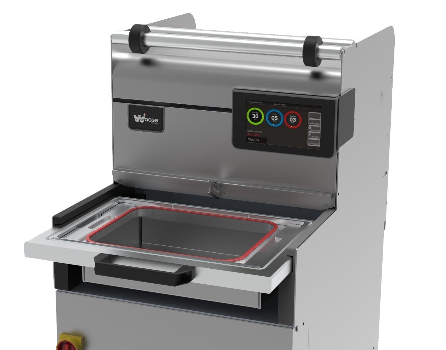 Termosigilator profesional de banc cu vid și gaz MAP pentru caserole Waage VGA 40, Italia