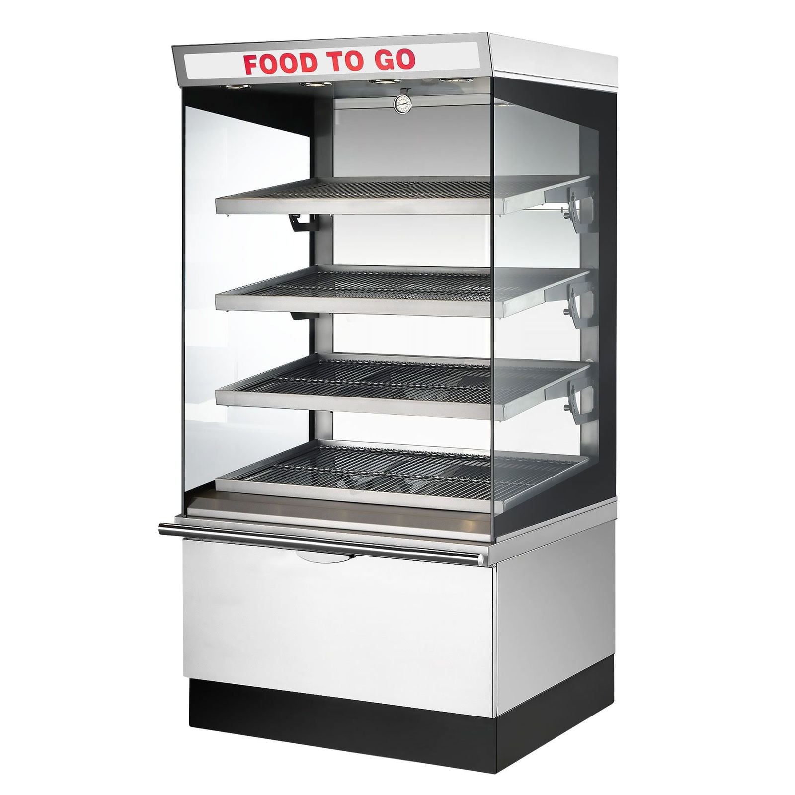 UBERT Vitrină de încălzire - 1050x800mm - 4 rafturi încălzite