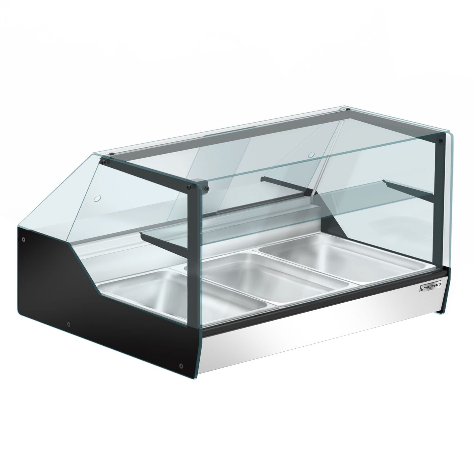 Vitrină de menținere a căldurii – 1000 mm – 400 W – 3 x GN 1/1