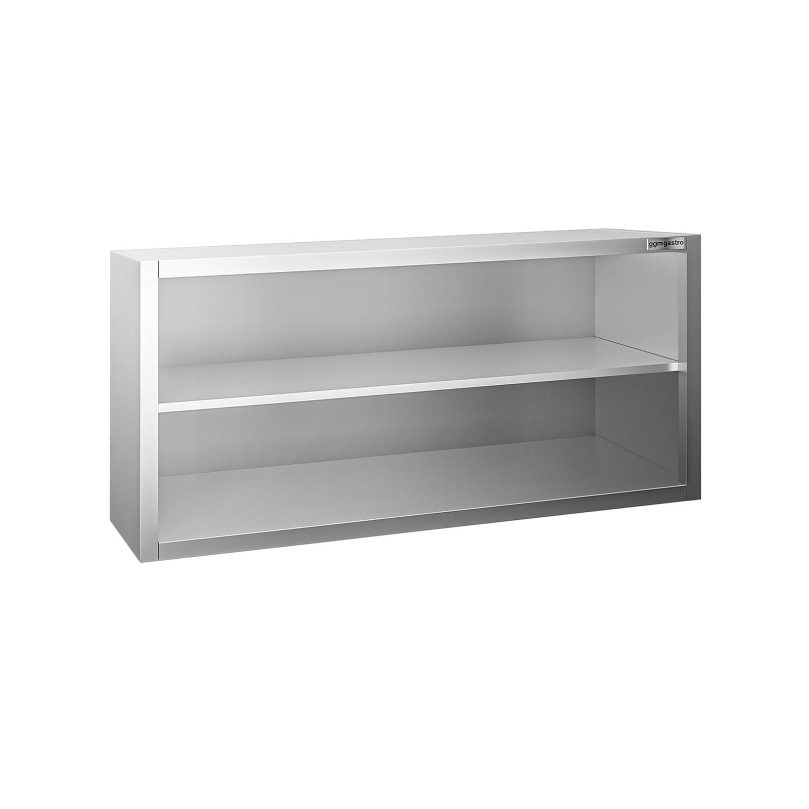 Dulap de perete din oțel inoxidabil PREMIUM - 1200x400 mm - deschis - 650 mm înălțime