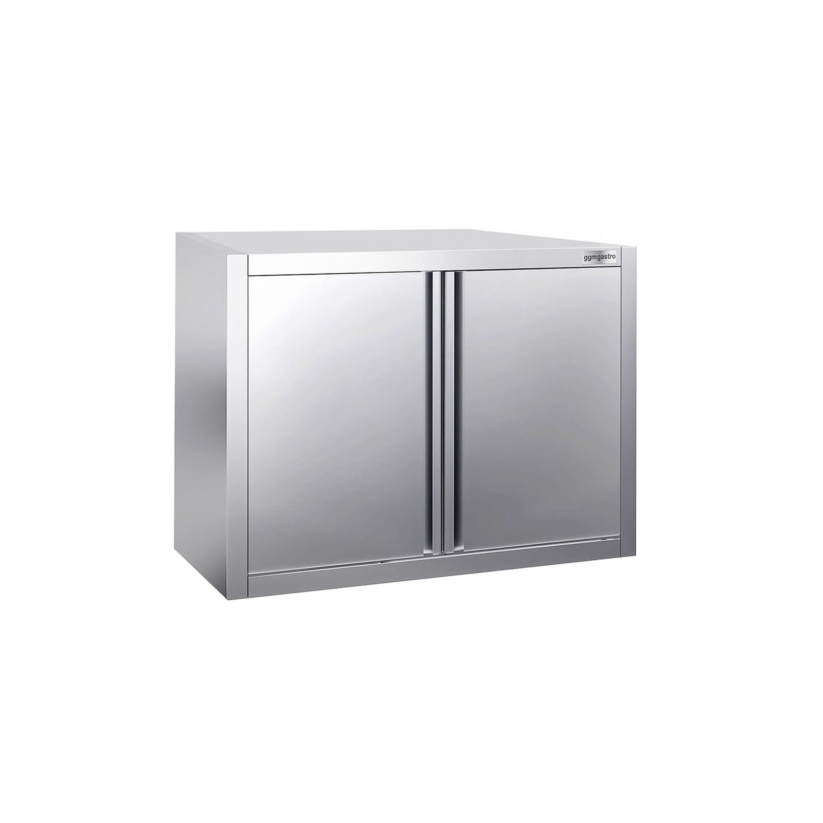 Dulap de perete din oțel inoxidabil PREMIUM - 800x400 mm - cu uși batante - 650 mm înălțime