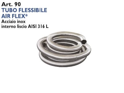 Tub Flexibil Dublu Perete Inox AISI 316L AIR FLEX PTL Italia