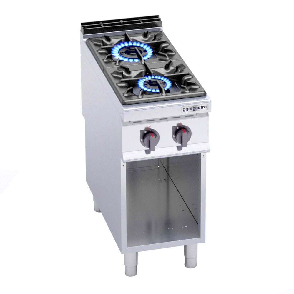 Mașină de gătit / Aragaz cu gaz – 19 kW – 2 arzătoare