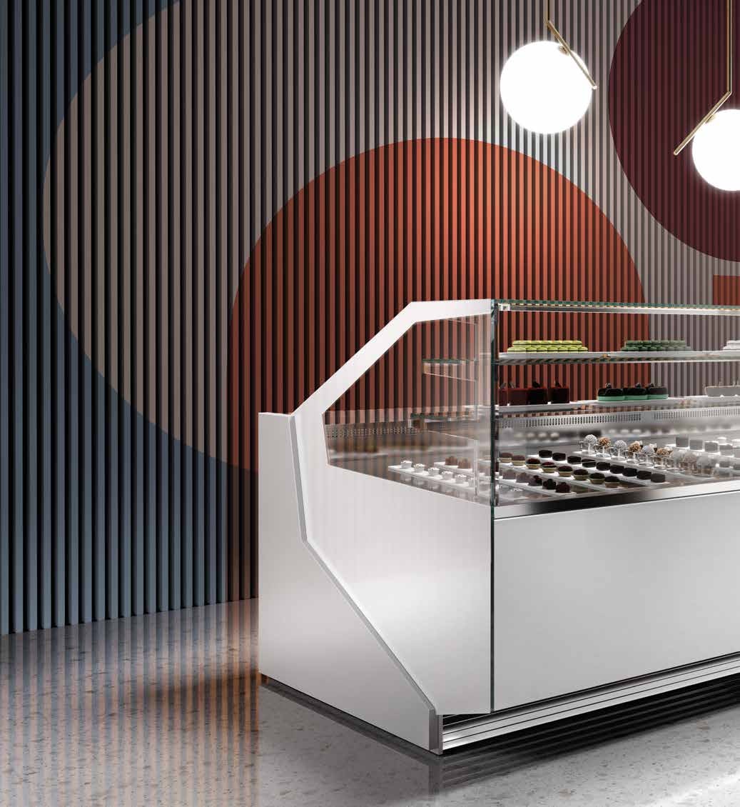 Vitrină frigorifică profesională gelaterie & cofetărie Best Cold seria Xenia S, Italia