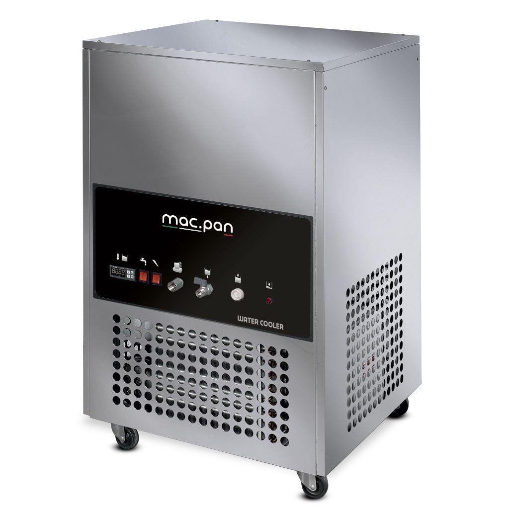 Răcitor industrial de apă cu acumulare Macpan MR1000INOX, 600 L/h, bazin 1000 L