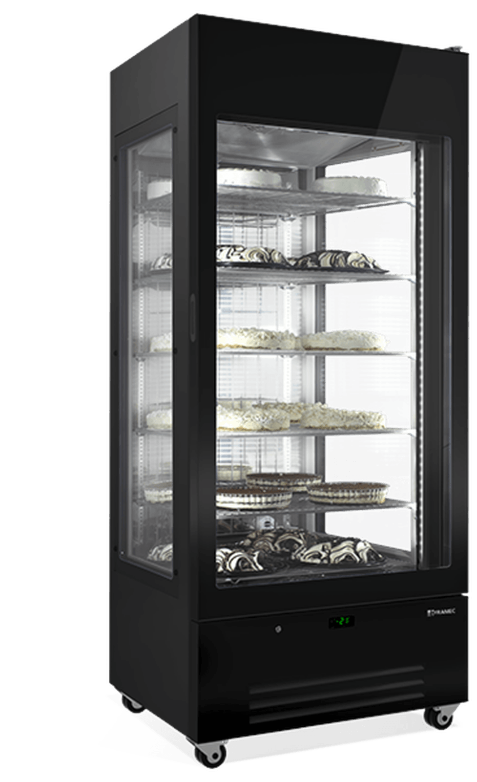 Vitrină frigorifică verticală pentru patiserie și înghețată Mondial Framec seria VENERE 90 B, Italia